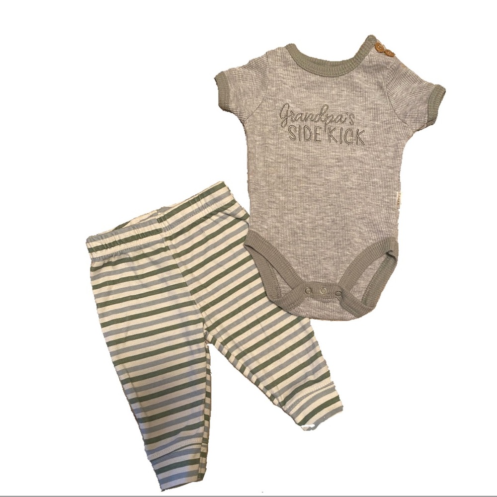 0-3 Months Tahahi outfit set baby 2-piece